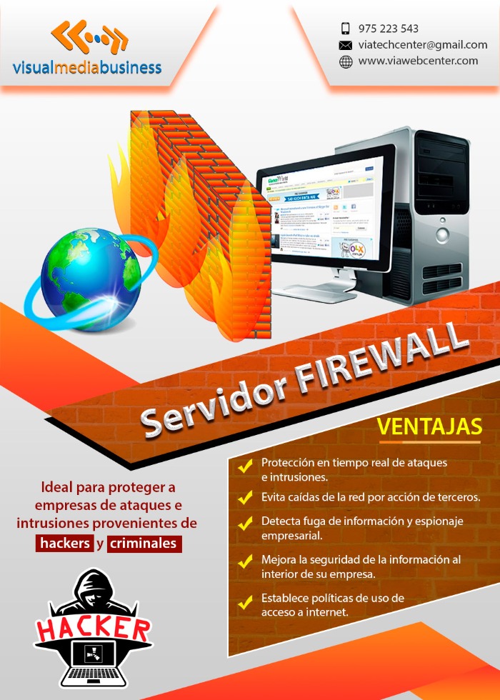 servidor firewall viawebcenter