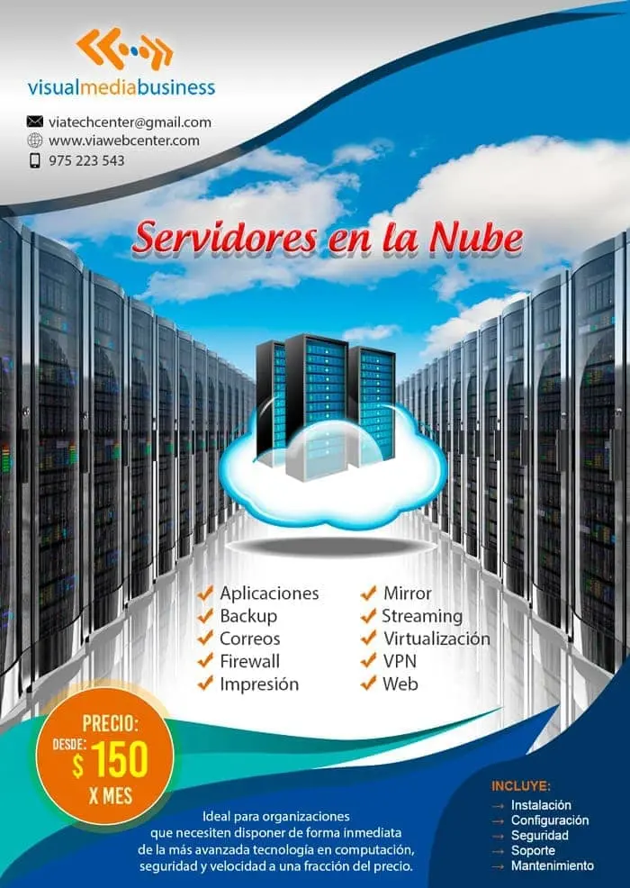 servidores en la nube