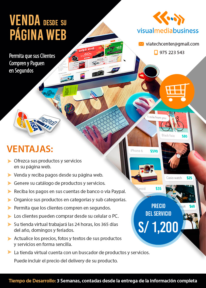 tienda virtual ViaWebCenter