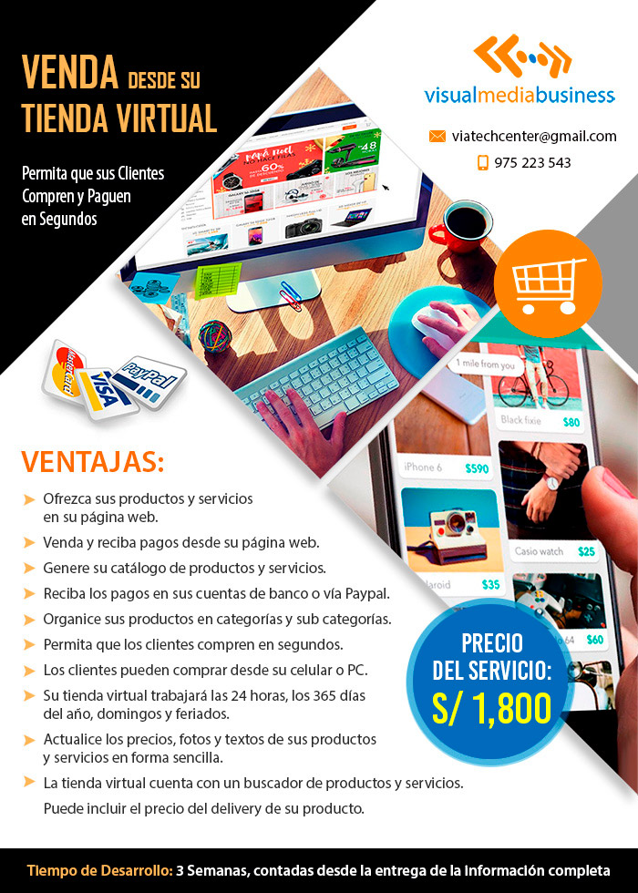 tienda virtual ViaWebCenter