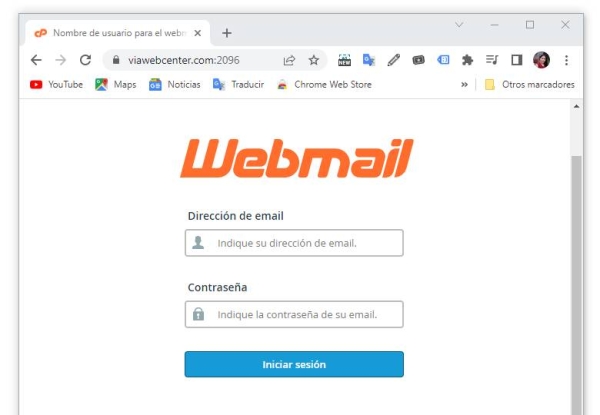 Uso del correo Webmail